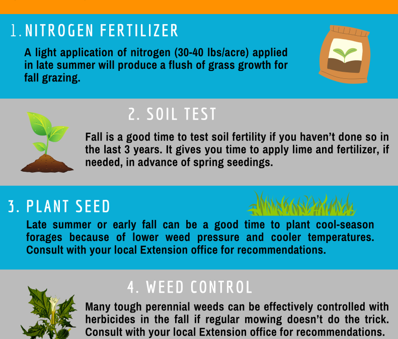 Fall Pasture Tips