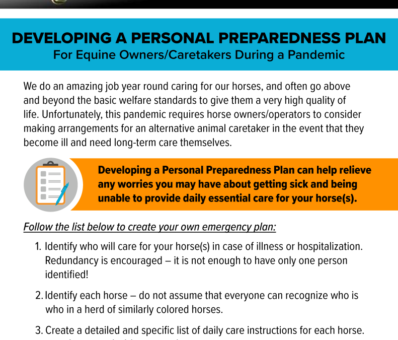 Personal Preparedness Plan